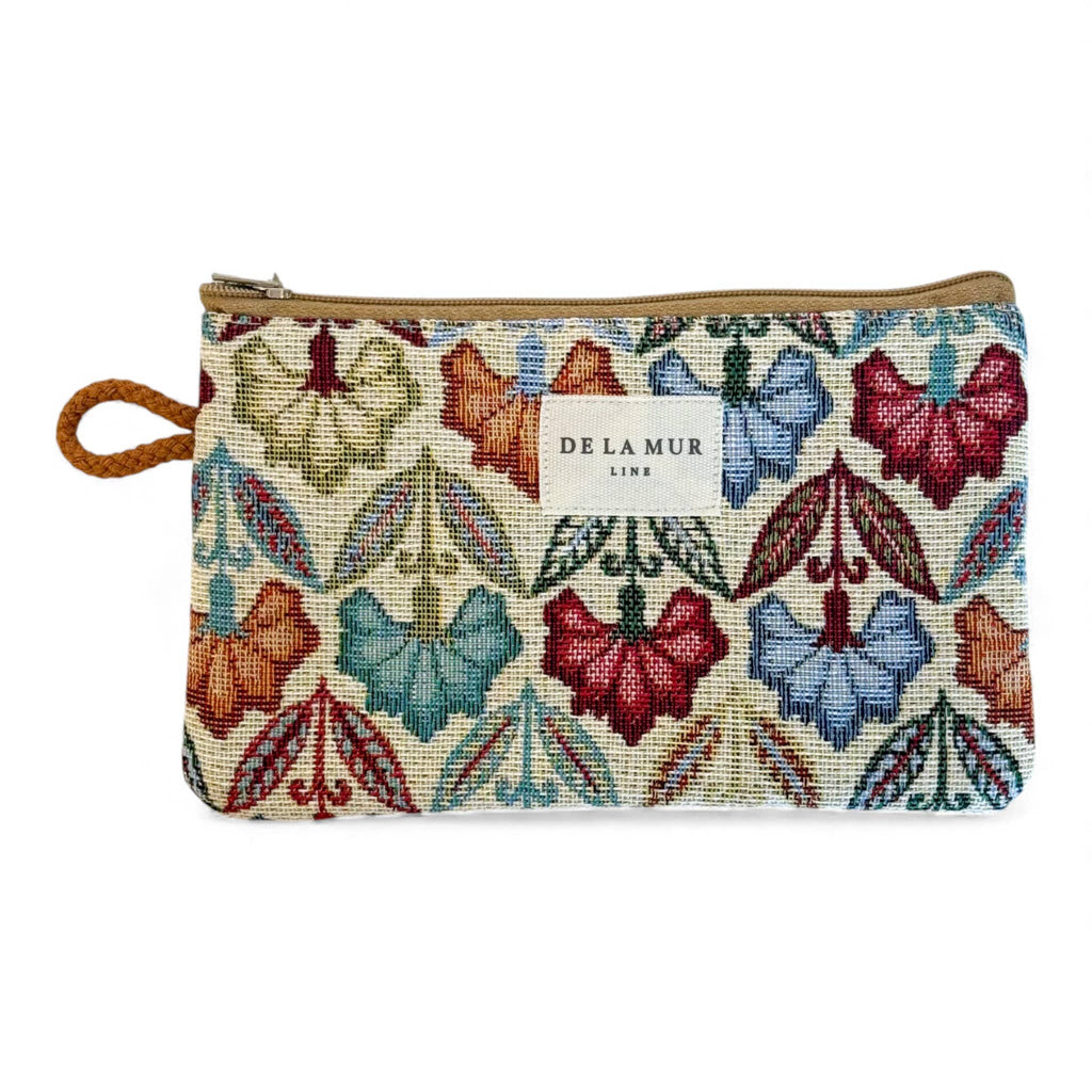 Small Makeup Bag: Flora - Freshie & Zero Studio Shop