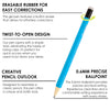 Medium Point Erasable Gel Pen Set of 9 - Freshie & Zero Studio Shop