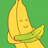 They Ripen So Fast Banana Baby Greeting Card - Freshie & Zero Studio Shop