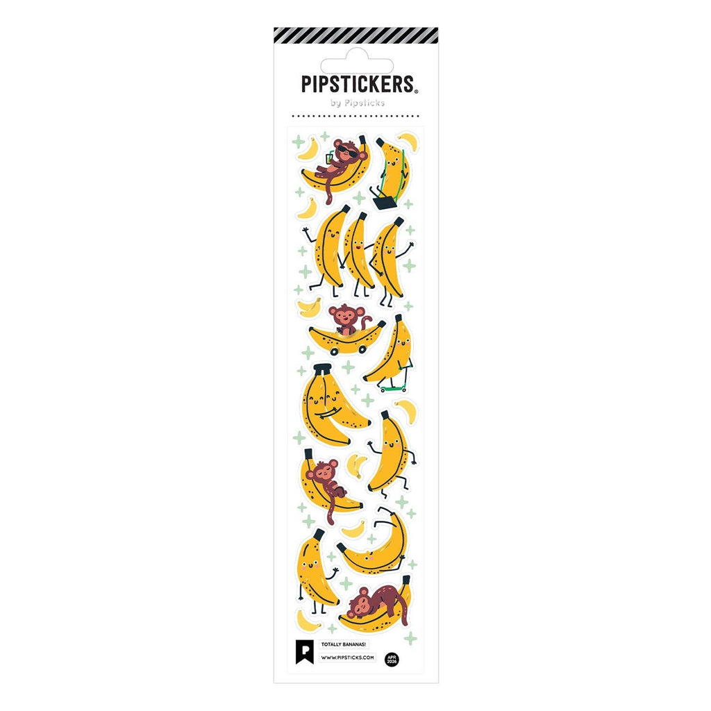 Totally Bananas! Sticker Sheet by Pipstickers - Freshie & Zero Studio Shop