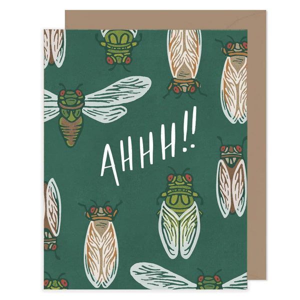 AHHH!!! Cicada Card - Freshie & Zero Studio Shop