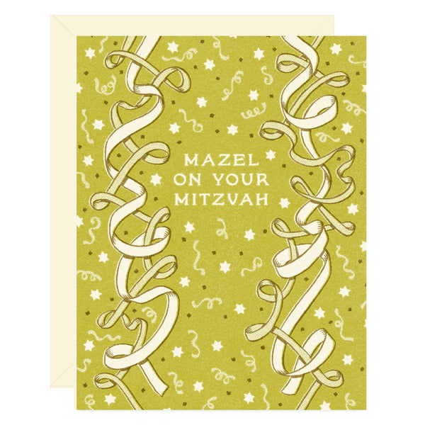 Mazel on your Mitzvah Greeting Card - Freshie & Zero Studio Shop