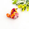 🐦 Mini Bird Cute & Whimsical Animal Acetate Hair Claw Clip: Pink - Freshie & Zero Studio Shop