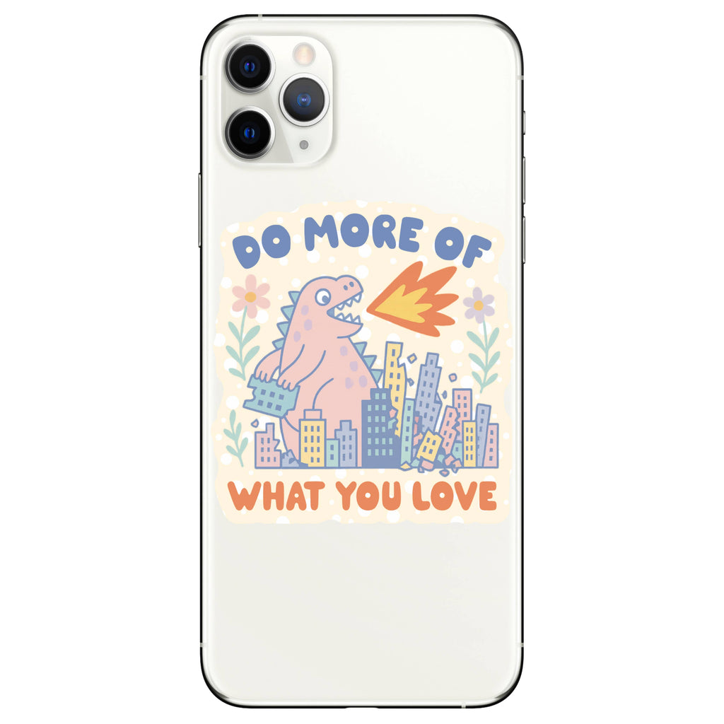 Do More of What You Love Monster Sticker - Freshie & Zero Studio Shop