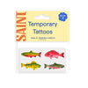 Gone Fishin' Temporary Tattoos: Yellow - Freshie & Zero Studio Shop