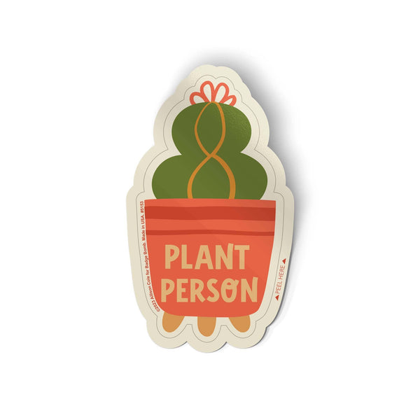 Plant Person Cactus Sticker - Freshie & Zero Studio Shop