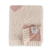 Organic Jacquard Sweater Knit Baby Blanket: Loving Hearts - Freshie & Zero Studio Shop