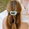 Flat Round Hair Clip | Small | Dew Drop - Freshie & Zero Studio Shop