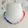 Rainbow Beaded Colorful Necklace - Freshie & Zero Studio Shop