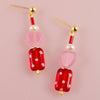 Valentina Polka Dot Heart Earrings - Freshie & Zero Studio Shop