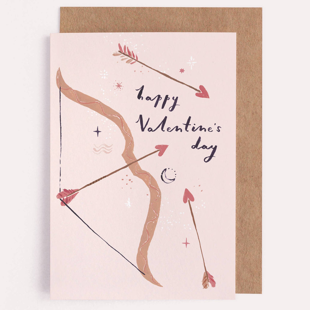 Cupid's Arrow Valentine's Day Greeting Card - Freshie & Zero Studio Shop