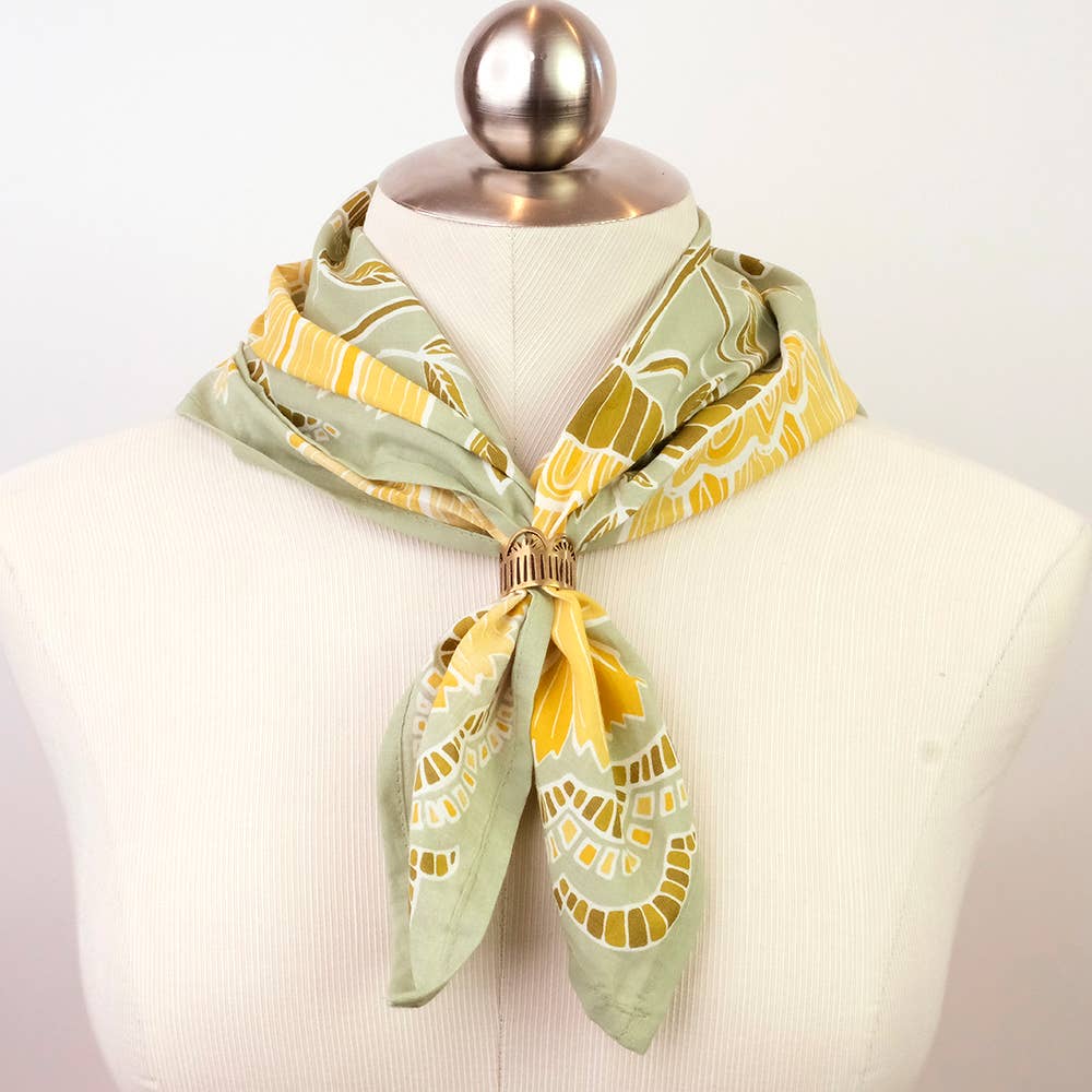 Leah Sunrise Brass Bandana Slide Ring by Handker - Freshie & Zero Studio Shop