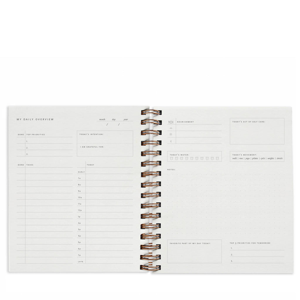 Undated Daily Overview Planner in Dotty - Freshie & Zero Studio Shop
