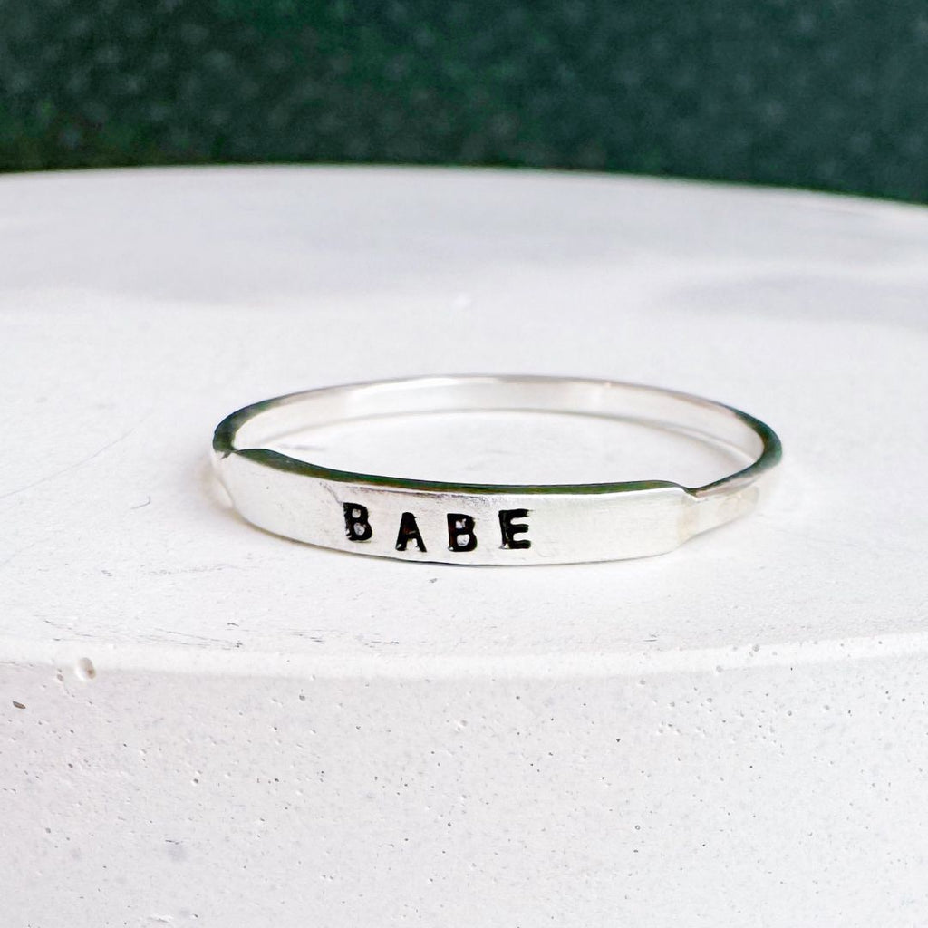 BABE Handmade Ring by Christina Kober - Freshie & Zero Studio Shop