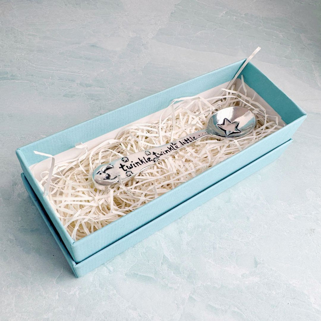 Pewter Baby Spoon by Basic Spirit: You are my Sunshine - Freshie & Zero Studio Shop