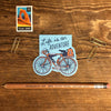 Adventure Bicycle Magnetic Bookmark - Freshie & Zero Studio Shop