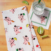 Pink Elephants Cocktail Napkin Set of 4 - Freshie & Zero Studio Shop