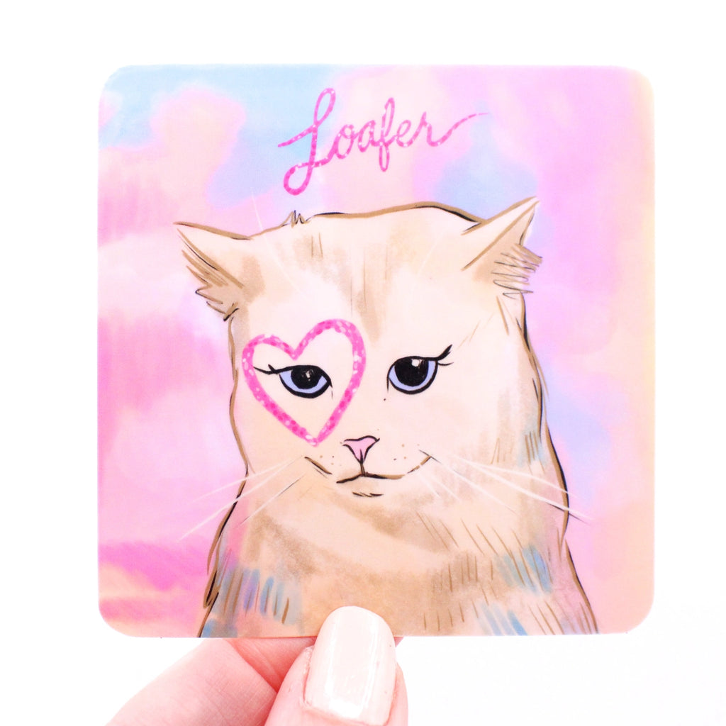 SwiftieCat Loafer Cat Vinyl Sticker - Freshie & Zero Studio Shop