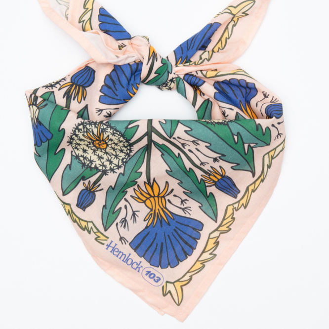 Hemlock Bandana: No. 103 Dandy - Freshie & Zero Studio Shop