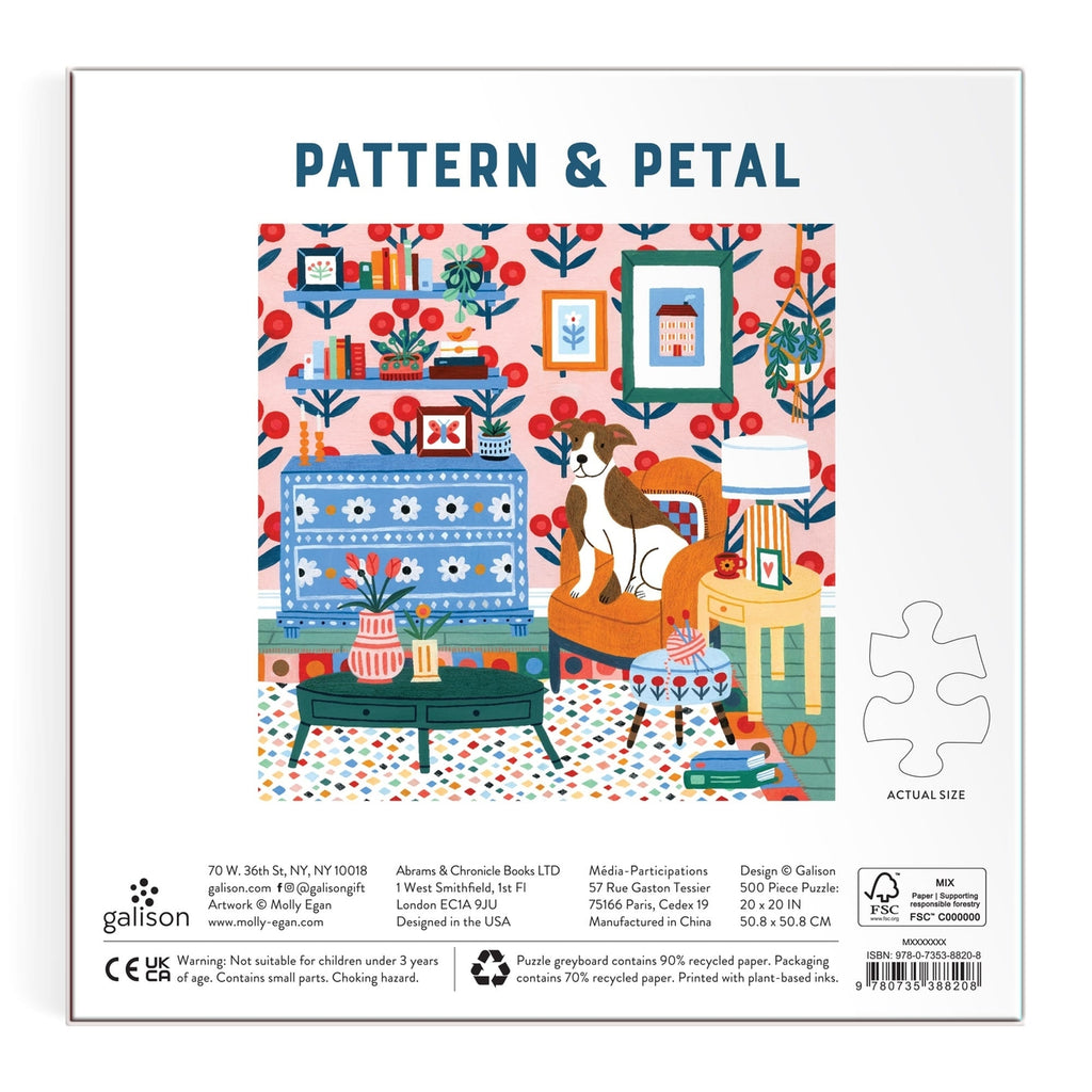 Pattern & Petal Dog Puzzle - Freshie & Zero Studio Shop