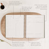Undated Daily Overview Planner in Lavender - Freshie & Zero Studio Shop