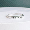 BELIEVE Handmade Ring by Christina Kober - Freshie & Zero Studio Shop