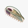 Checkered Tulip Flower Large Hair Claw Clip - Freshie & Zero Studio Shop