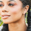Minimal Hoop - Boho Teardrop - Freshie & Zero Studio Shop