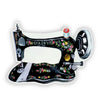 Vintage Sewing Machine Sticker - Freshie & Zero Studio Shop