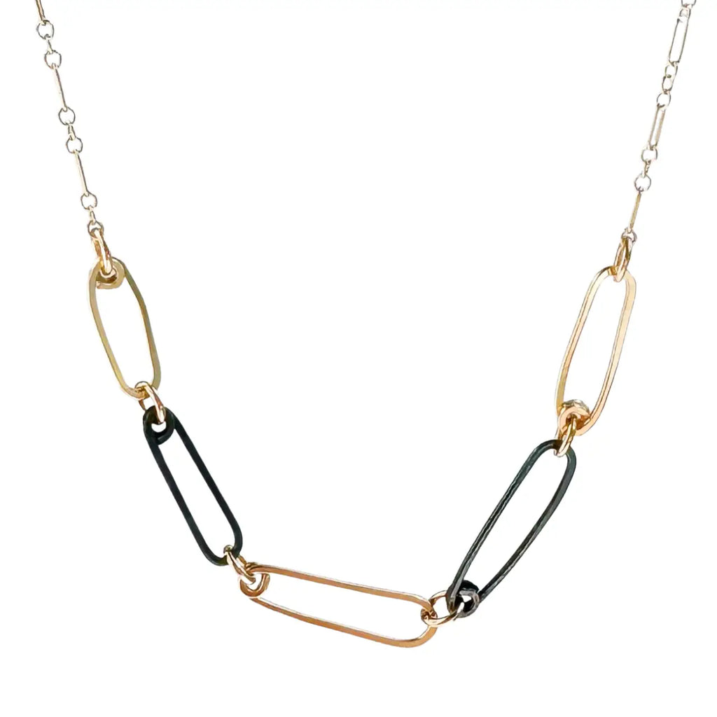 Gold + Ink Mini Reef Links Necklace - Freshie & Zero Studio Shop