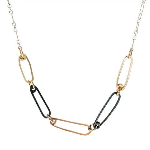 Gold + Ink Mini Reef Links Necklace - Freshie & Zero Studio Shop