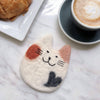 Felt Calico Cat Coasters - Set of 4 - Freshie & Zero Studio Shop