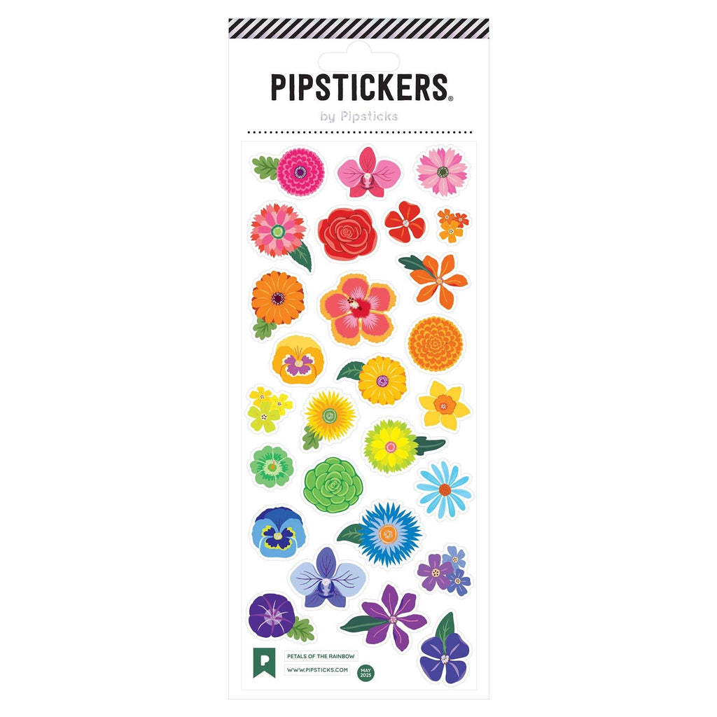 Petals of the Rainbow Sticker Sheet by Pipstickers - Freshie & Zero Studio Shop
