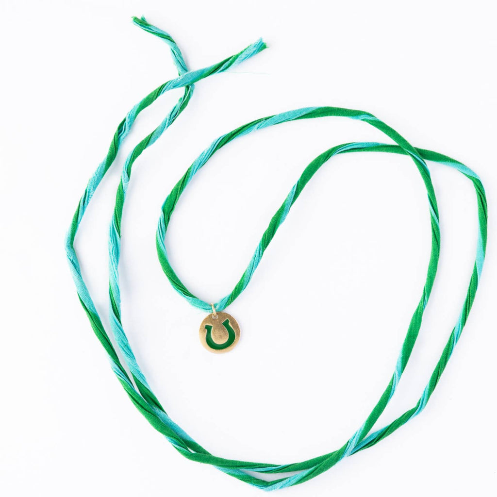 Fiona Horseshoe Charm Twisted Wrap Bracelet - Freshie & Zero Studio Shop