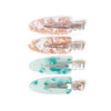Mint Bellini Acetate Paddle Clips - Freshie & Zero Studio Shop