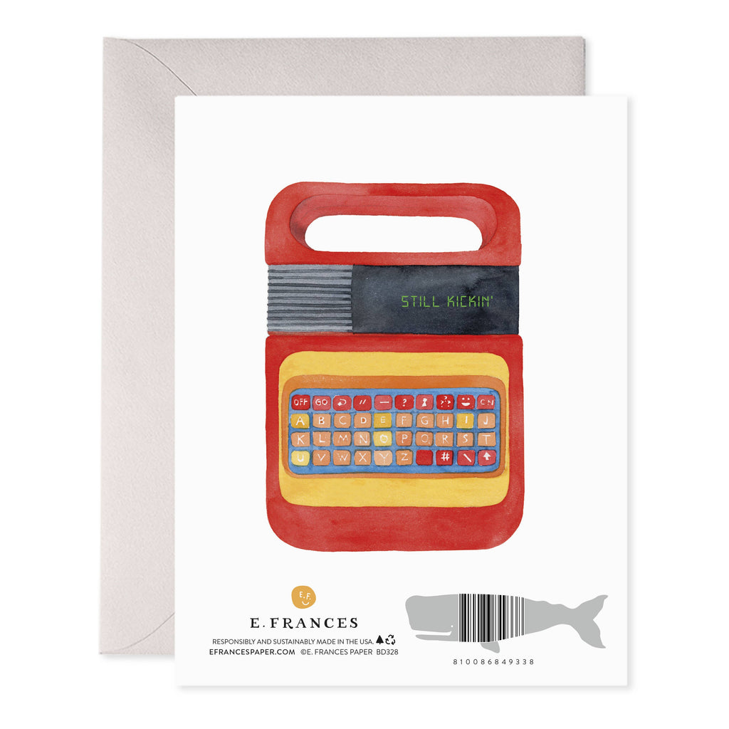 Old But Awesome Birthday Greeting Card - Freshie & Zero Studio Shop