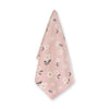 Organic Cotton Baby Blanket - Pink Daisy Floral - Freshie & Zero Studio Shop