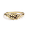Bird in Branch Signet Ring: Bronze / Size 7 - 54.4mm - Freshie & Zero Studio Shop