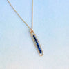 lyric necklace with blue lapis - Freshie & Zero Studio Shop
