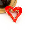 Metal Heart Shaped Claw Clips - Freshie & Zero Studio Shop