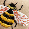 Linen Lavender Bags Embroidery Kit - Bees - Freshie & Zero Studio Shop