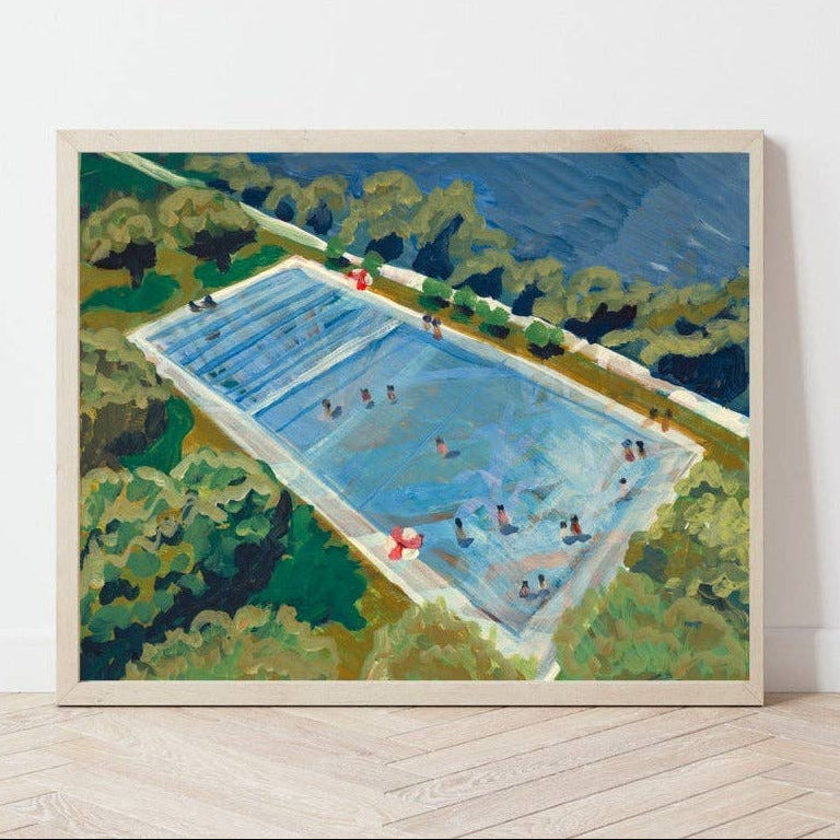 Austin Deep Eddy Swimming Pool Print: 8×10 - Freshie & Zero Studio Shop
