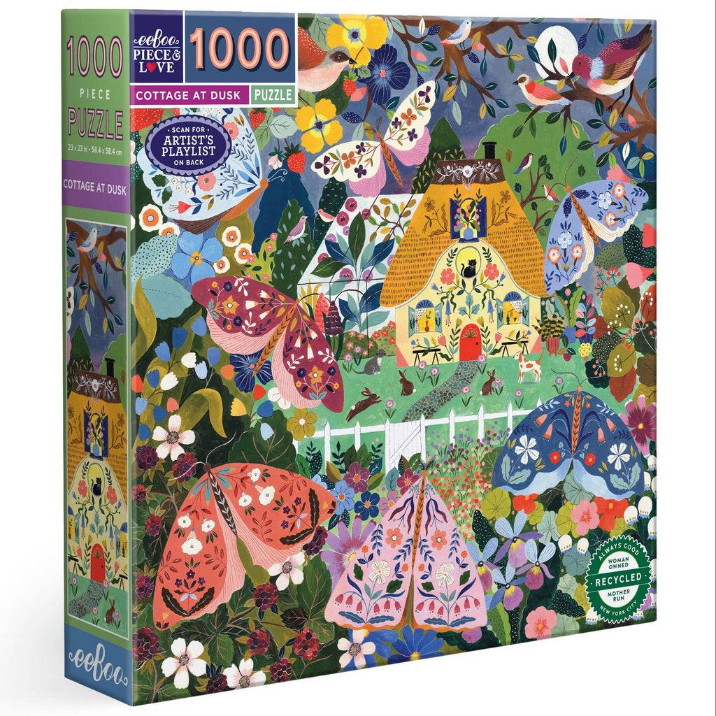Cottage at Dusk 1000 Piece Puzzle - Freshie & Zero Studio Shop