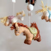 Felt Baby Mobile - Cute Pony - Freshie & Zero Studio Shop