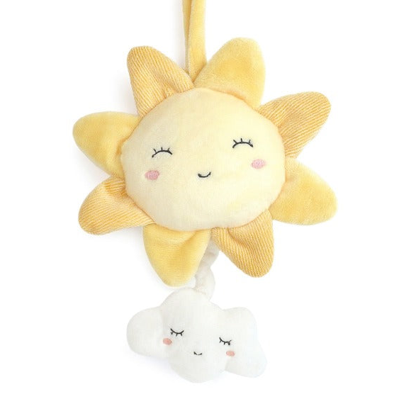 Plush Sun + Cloud Musical Mobile - Freshie & Zero Studio Shop