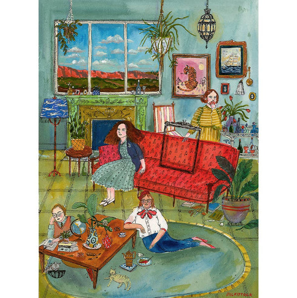 Other People's Living Rooms 11"x14" Print by Jill Kittock - Freshie & Zero Studio Shop