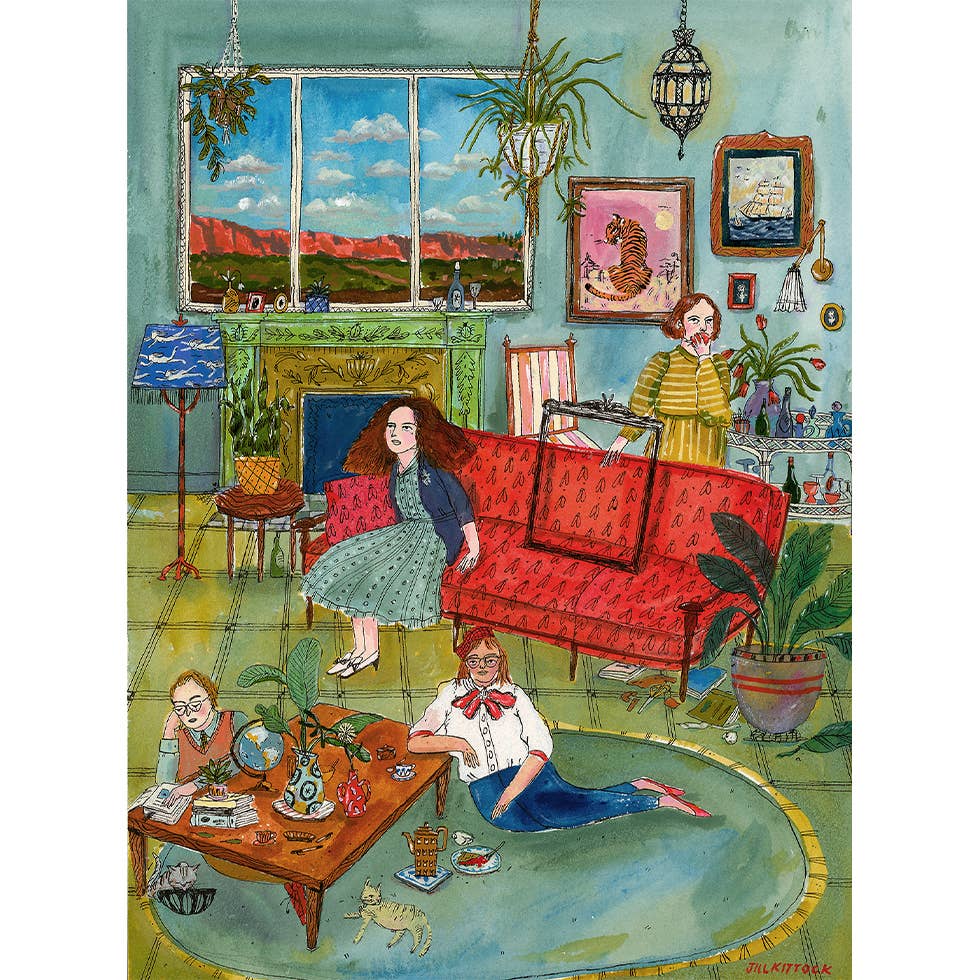 Other People's Living Rooms 11"x14" Print by Jill Kittock - Freshie & Zero Studio Shop
