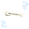 Hollow Fishbone Acetate Hair Clip, Fish Design Duckbill Clip: B - Freshie & Zero Studio Shop