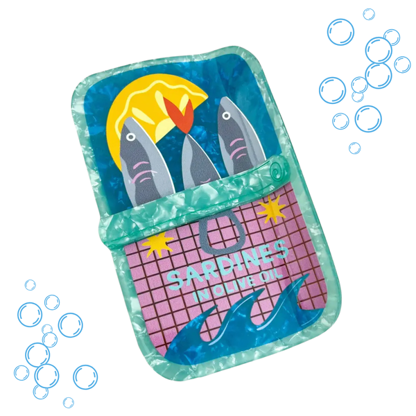 Sardine Can Hair Claw Clip, Creative Fish Tin Hair Clip: C - Freshie & Zero Studio Shop