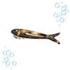 Hollow Fishbone Acetate Hair Clip, Fish Design Duckbill Clip: B - Freshie & Zero Studio Shop
